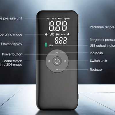 Intelligent Tire Inflator with LED Display