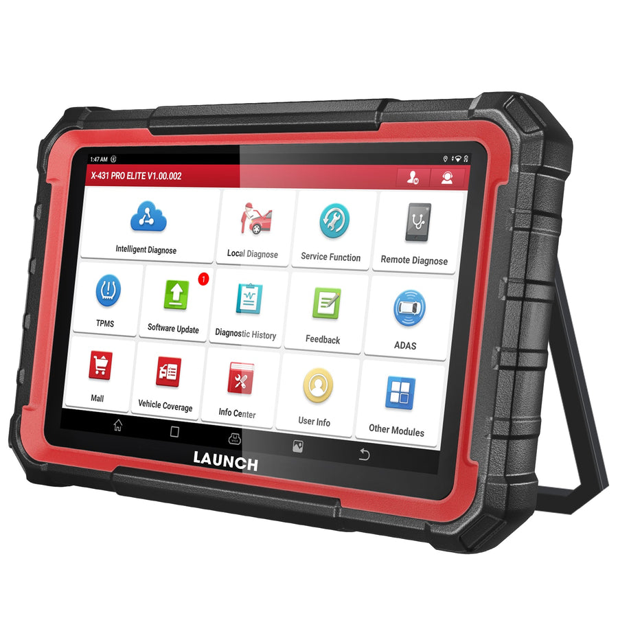 2024 LAUNCH X431 PRO Elite Launch Diagnostic Tool, Bi-Directional, ECU Online Coding, Full System, 37+ Resets Services, CANFD DOIP, FCA