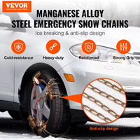 Tire Snow Chains - No Jack Required