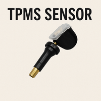 4-Piece TPMS Tire Pressure Monitoring Sensors with Wireless Technology and Valve Stems