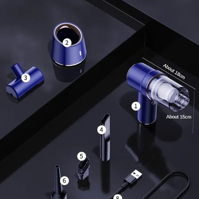 Handheld Vacuum Cleaner - Professional Multi-Layer Filtration System