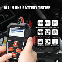 KONNWEI KW208 12V Car Battery Tester, 100-2000 CCA Load Tester for Truck/Marine/Motorcycle/SUV/Boat