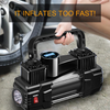 Dual Cylinder Car Tire Inflator Pump