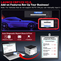 LAUNCH CRP123i V2.0 OBD2 Scanner ABS SRS ENG AT Code Reader Car Diagnostic Tool