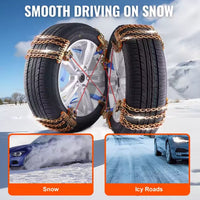 Tire Snow Chains - No Jack Required
