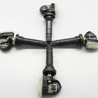4-Piece TPMS Tire Pressure Monitoring Sensors with Wireless Technology and Valve Stems