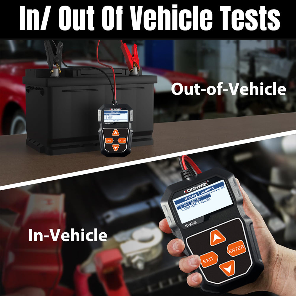 In/ out of Vehicle Tests