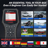 LAUNCH CRB3001 OBD2 Scanner and 12V Battery Tester