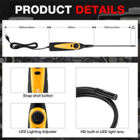 LAUNCH VSP-600 Inspection Camera Videoscope 5.5MM HD Video Borescope For Phone or Tablet