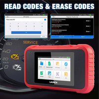 LAUNCH CRP123E 4 Systems OBD2 Scanner ABS SRS ENG AT Code Reader With 3 Reset Functions