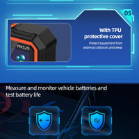 {New Release}Rilboxx YM529  Handheld & Bluetooth OBD2 Diagnostic Tool Car Check Engine Code Reader with Battery Check