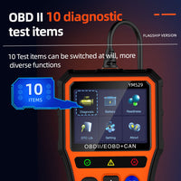 {New Release}Rilboxx YM529  Handheld & Bluetooth OBD2 Diagnostic Tool Car Check Engine Code Reader with Battery Check