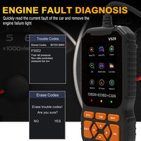 Rilboxx V520 OBD2 Scanner Check Engine Light Code Reader for Vehicles After 1996