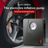 Portable Car Tire Inflator with Analog Pressure Gauge