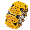 Yellow Plastic Tire Snow Chains