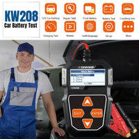 KONNWEI KW208 12V Car Battery Tester, 100-2000 CCA Load Tester for Truck/Marine/Motorcycle/SUV/Boat