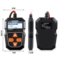 KONNWEI KW208 12V Car Battery Tester, 100-2000 CCA Load Tester for Truck/Marine/Motorcycle/SUV/Boat